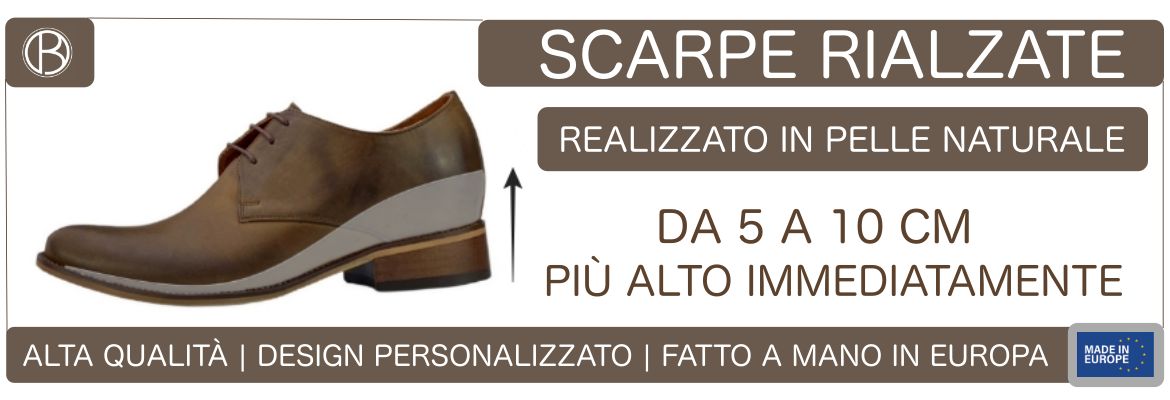 Scarpe rialzate in pelle naturale - BETELLI