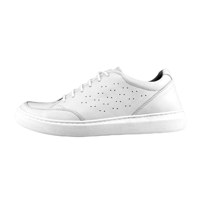 BIANCO sneakers con rialzo +6 CM