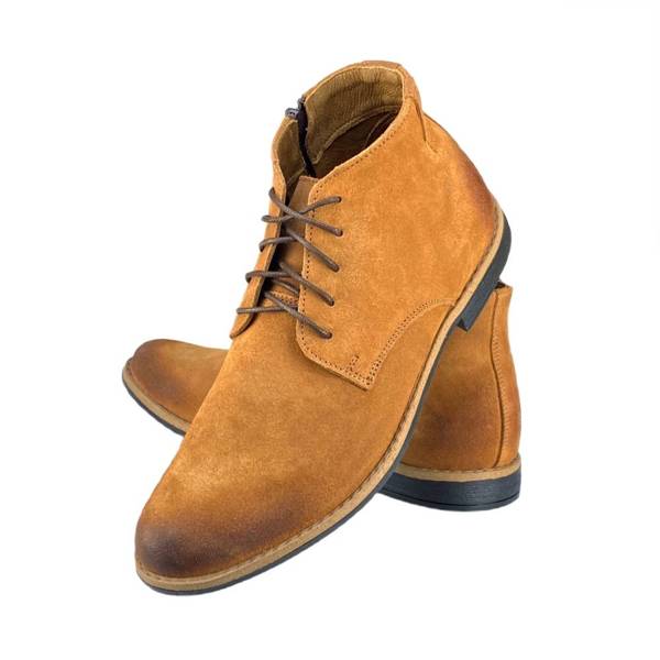 SYCYLIA Scarpe da uomo con altezza aumentata - Scarpe con tacco da interno da uomo - Scarpe casual da uomo in pelle altezza 6 cm